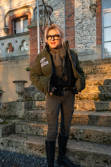 LA VESTE SHERPA BOISERIE KAKI