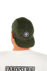 LA CASQUETTE TRUCKER LABOISERIE BURN THE ROAD KAKI
