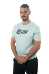 LE T-SHIRT BLEU CIEL BOISERIE NOIR