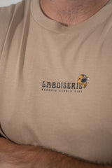 LE T-SHIRT BEIGE FONCÉ LABOISERIE MECANIC