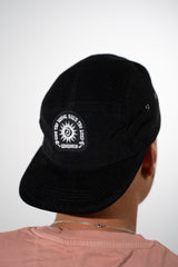 LA CASQUETTE TRUCKER LABOISERIE BURN THE ROAD NOIR