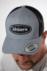 LA CASQUETTE LABOISERIE BI-COLOR NOIRE/GRISE
