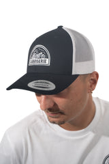 LA CASQUETTE LABOISERIE BI-COLOR NOIRE/BLANCHE