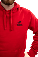 SWEAT ROUGE BRODÉ MECANIC NOIR