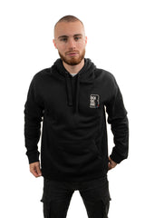 SWEAT NOIR BRODÉ BOI SE RIE