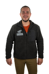 LA VESTE SHERPA BOISERIE NOIRE