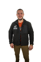 LA VESTE SHERPA BOISERIE NOIRE