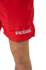 LE SHORT DE BAIN ROUGE BOISERIE RACE