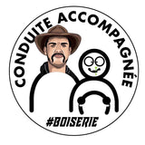 LE STICKER CONDUITE ACCOMPAGNEE BOISERIE