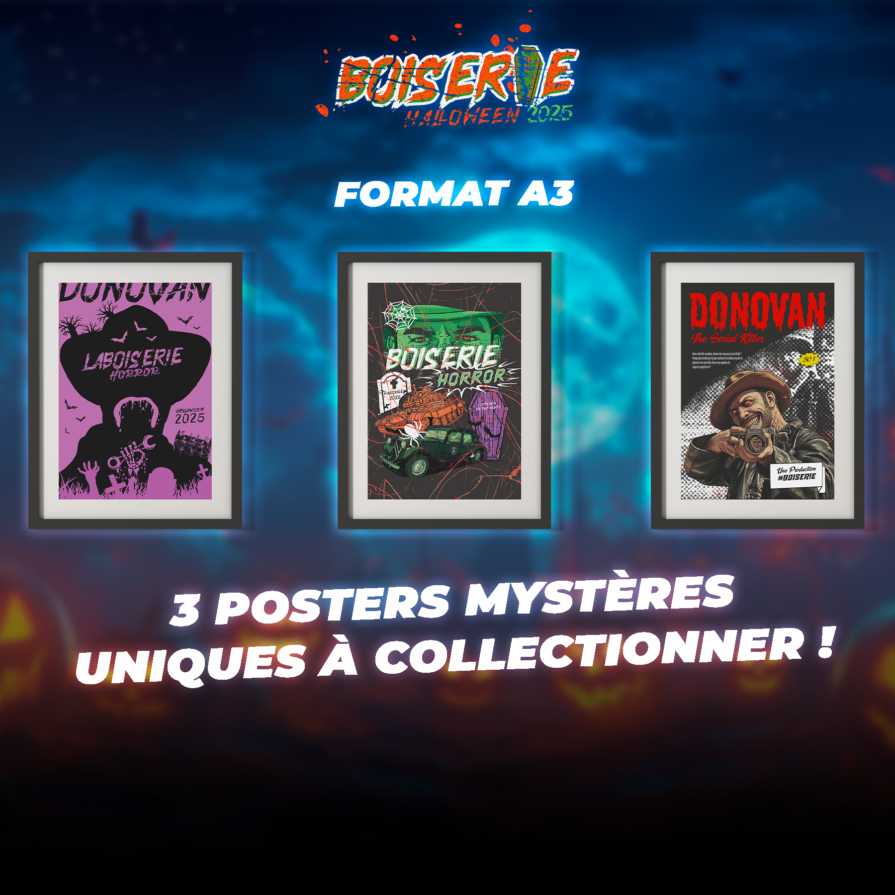 Sweat Spécial Halloween 2025 + 2 posters offerts