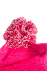 LE BONNET ROSE POMPON ROSE