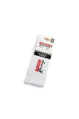 LE LOT DE 2 PAIRES DE CHAUSSETTES RACING TEAM BLANCHES