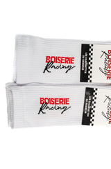 LE LOT DE 2 PAIRES DE CHAUSSETTES RACING TEAM BLANCHES