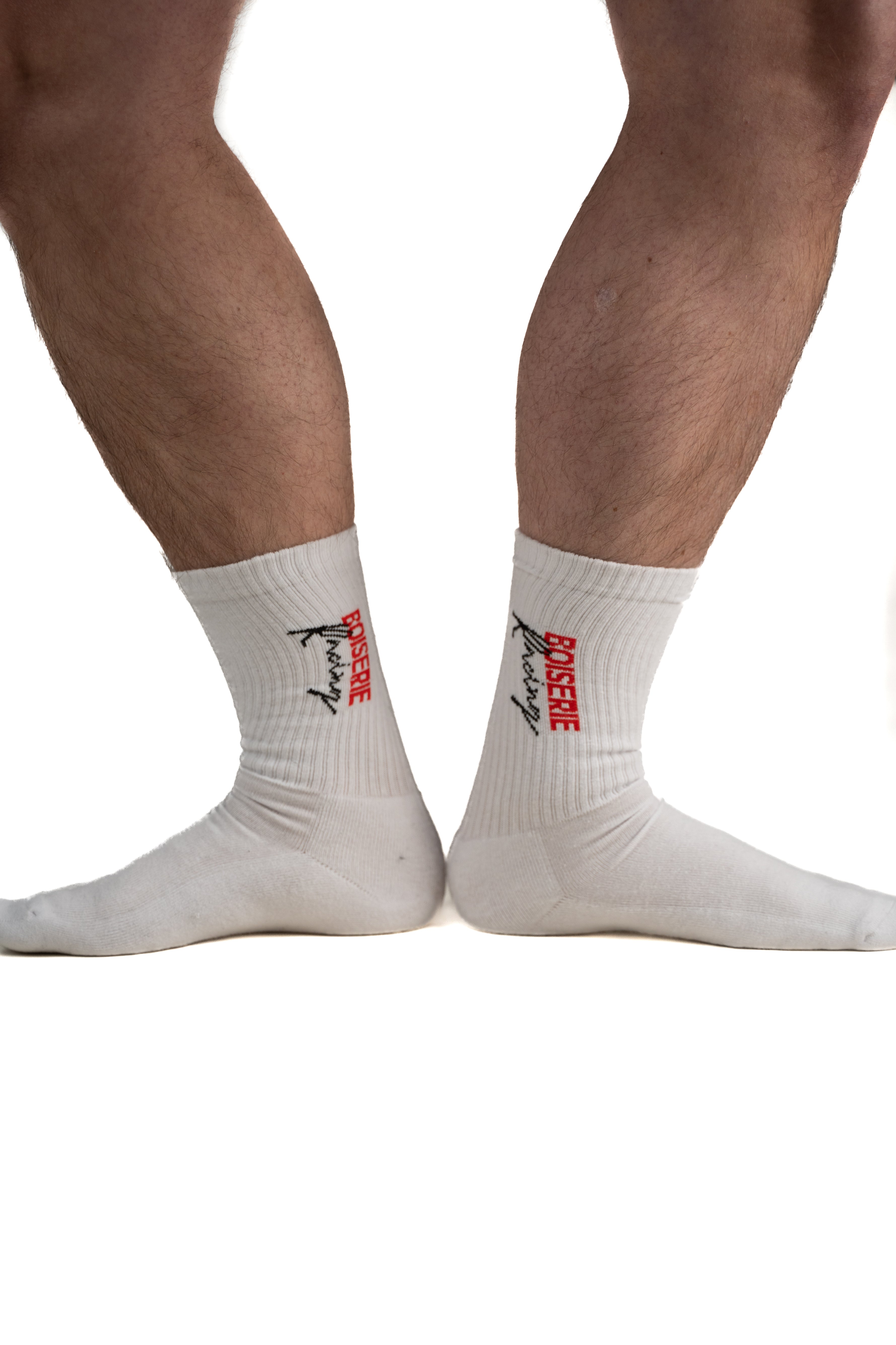 LE LOT DE 2 PAIRES DE CHAUSSETTES RACING TEAM BLANCHES