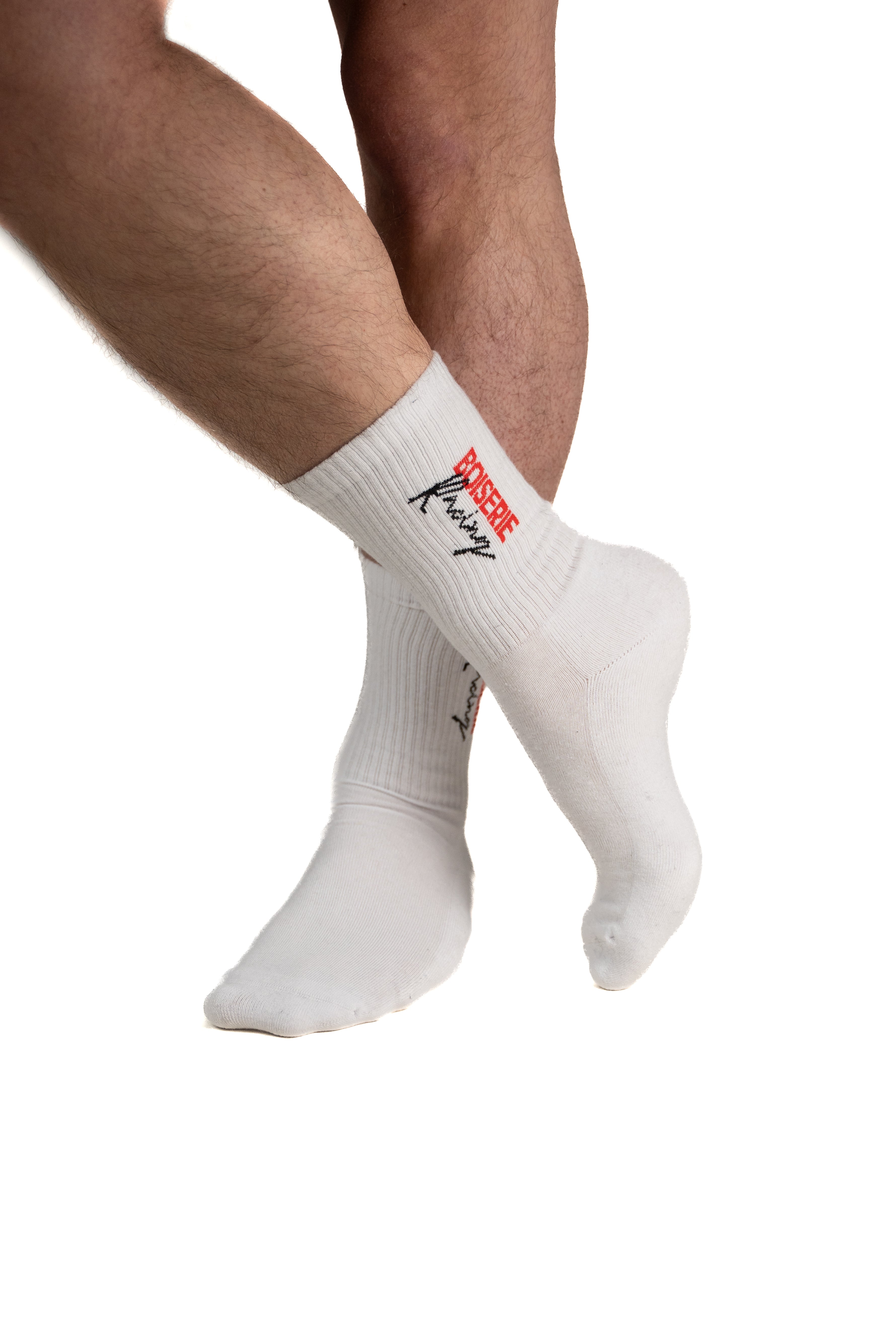 LE LOT DE 2 PAIRES DE CHAUSSETTES RACING TEAM BLANCHES