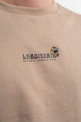 LE T-SHIRT BEIGE FONCÉ LABOISERIE MECANIC