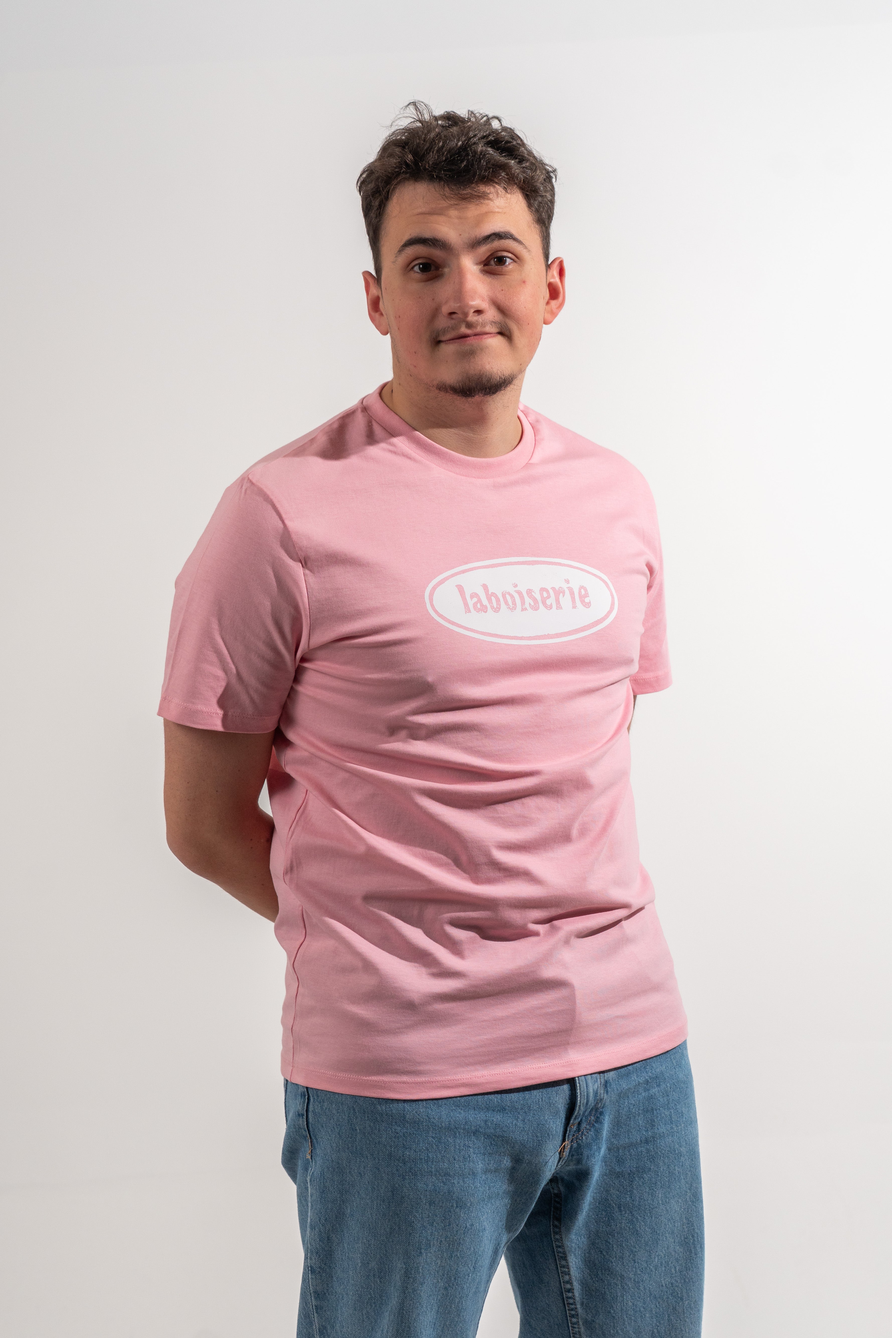 LE T-SHIRT ROSE LABOISERIE BLANC