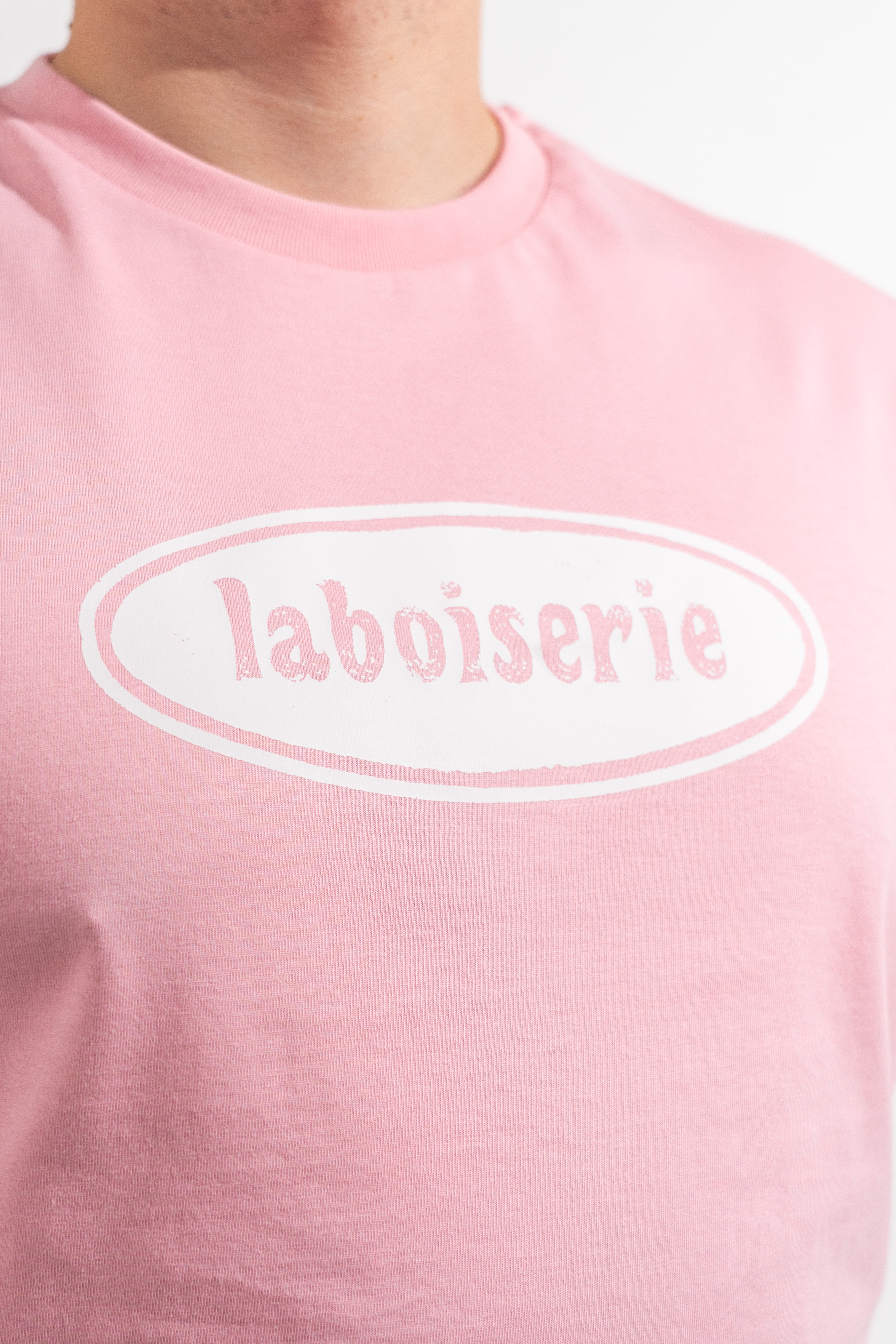 LE T-SHIRT ROSE LABOISERIE BLANC