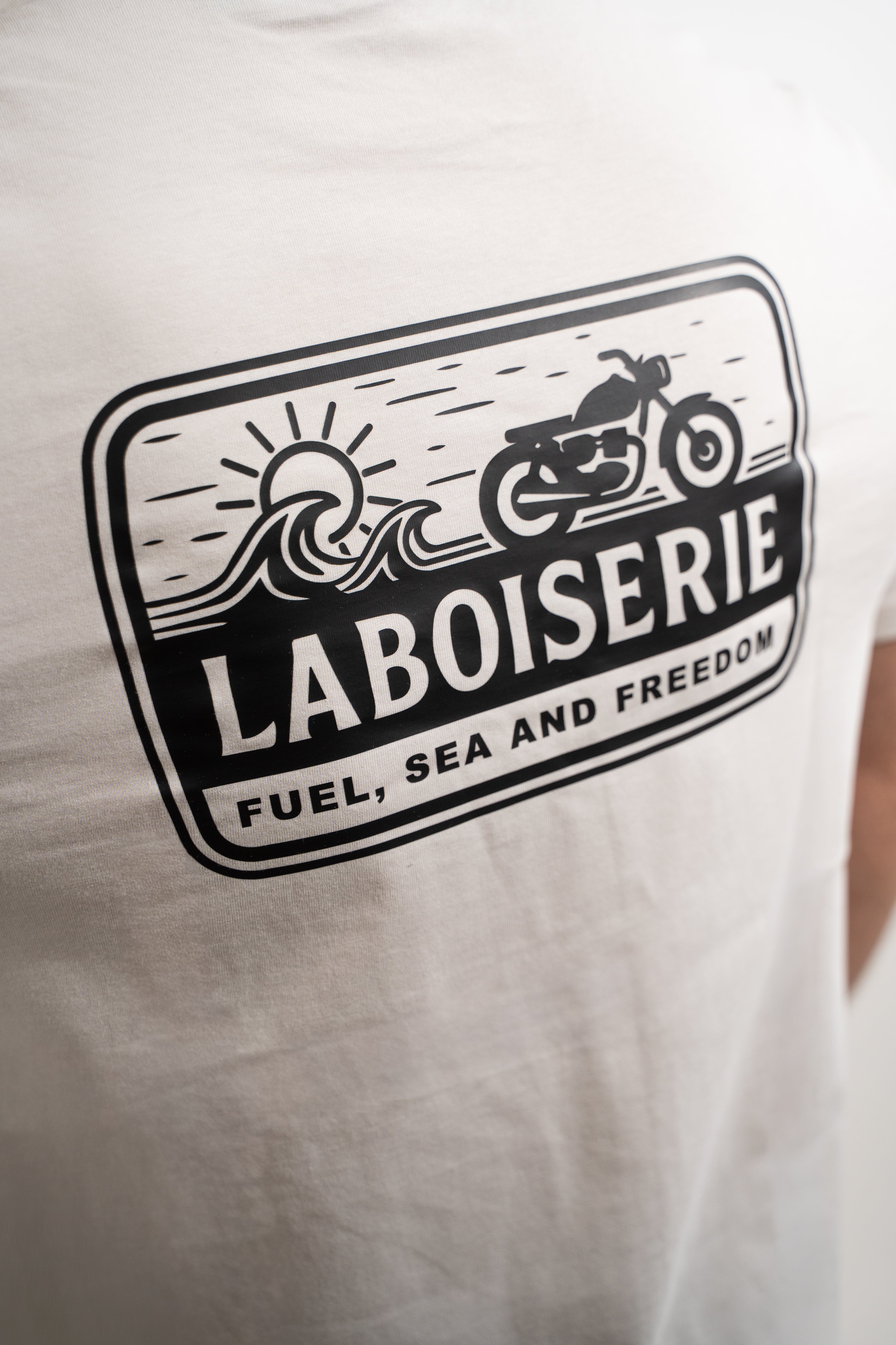 LE T-SHIRT CREME LABOISERIE SEA, SALT AND FREEDOM