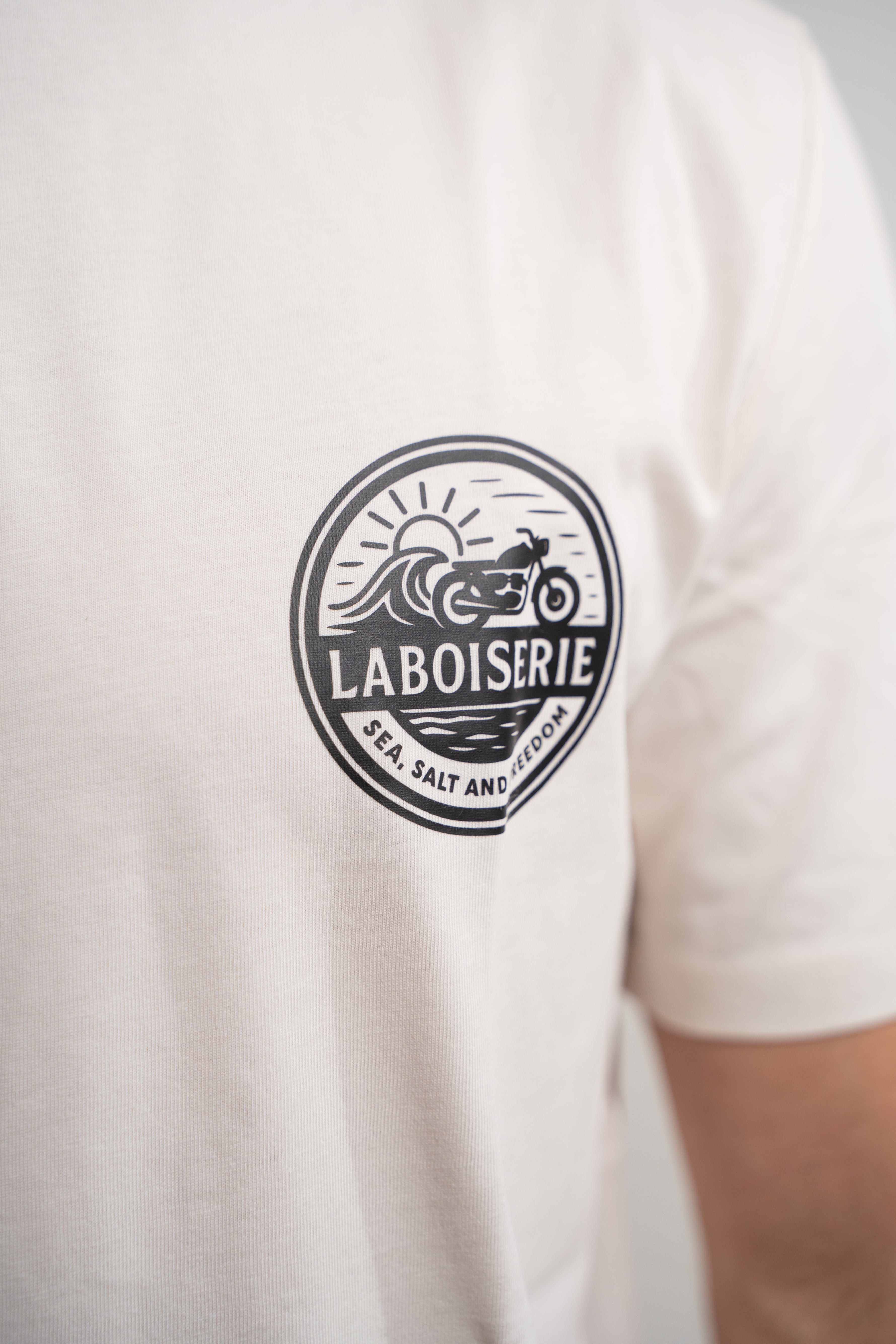 LE T-SHIRT CREME LABOISERIE SEA, SALT AND FREEDOM
