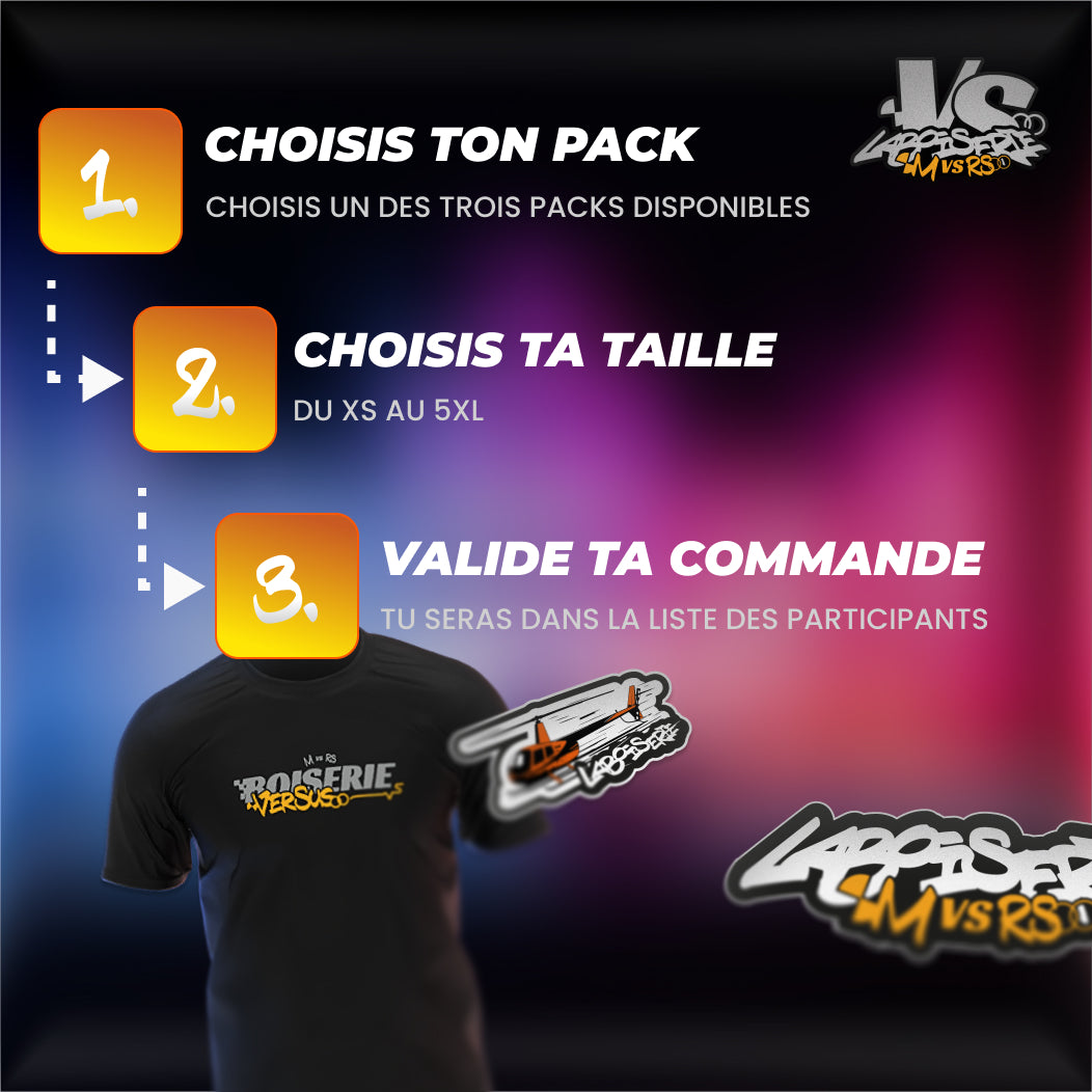 Pack 1 Concours M versus RS