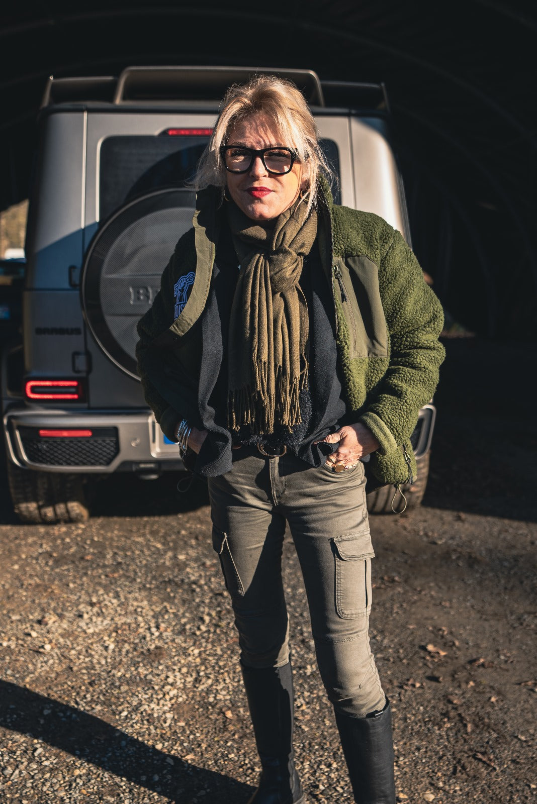 LA VESTE SHERPA BOISERIE KAKI