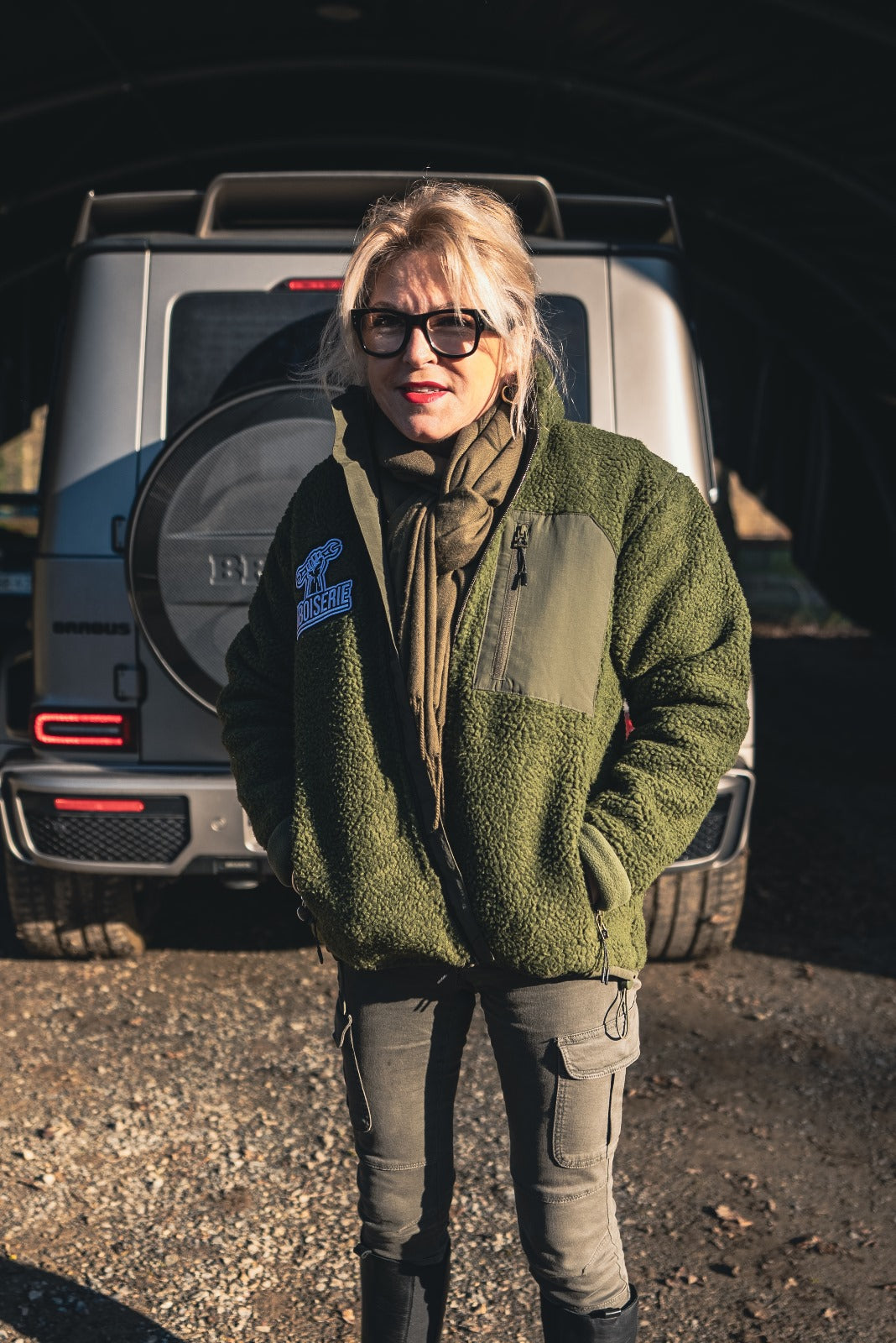 LA VESTE SHERPA BOISERIE KAKI