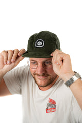 LA CASQUETTE TRUCKER LABOISERIE BURN THE ROAD KAKI
