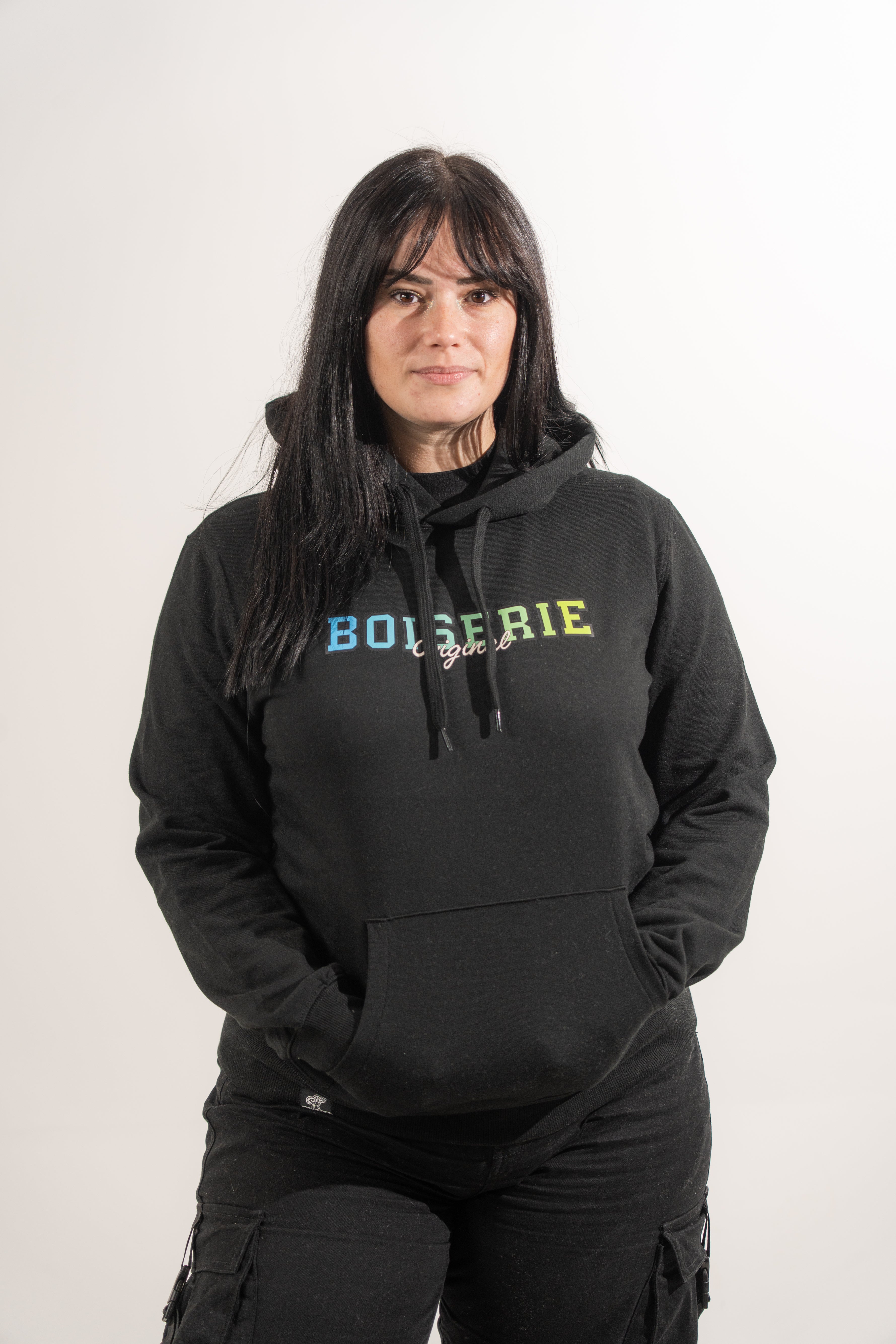 SWEAT BOISERIE EFFET BRODERIE