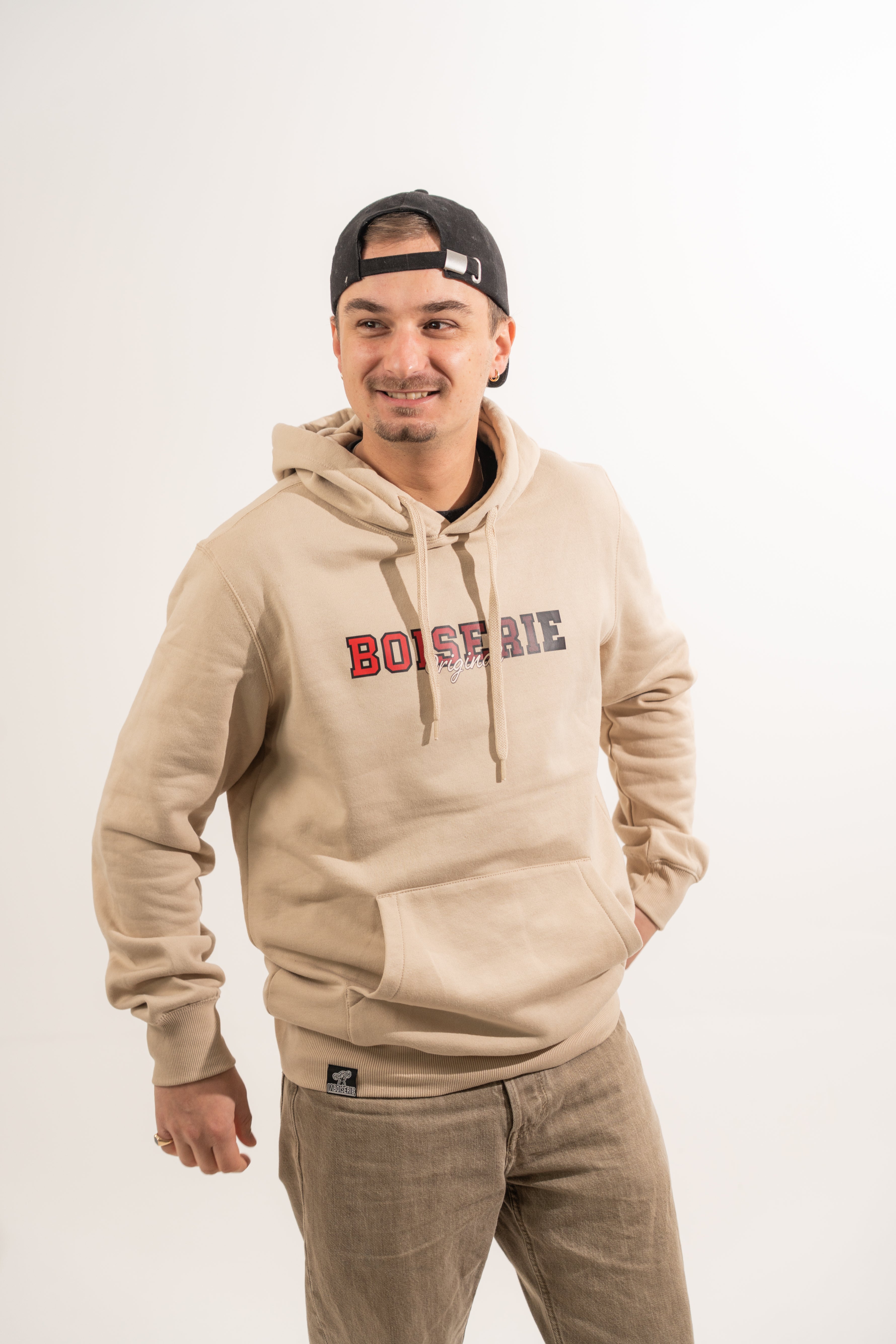 SWEAT BOISERIE EFFET BRODERIE