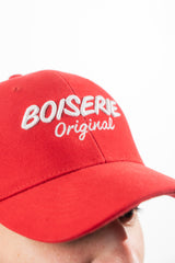 CASQUETTE ROUGE BOISERIE ORIGINAL