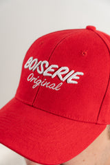 CASQUETTE ROUGE BOISERIE ORIGINAL