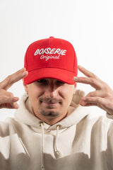 CASQUETTE ROUGE BOISERIE ORIGINAL