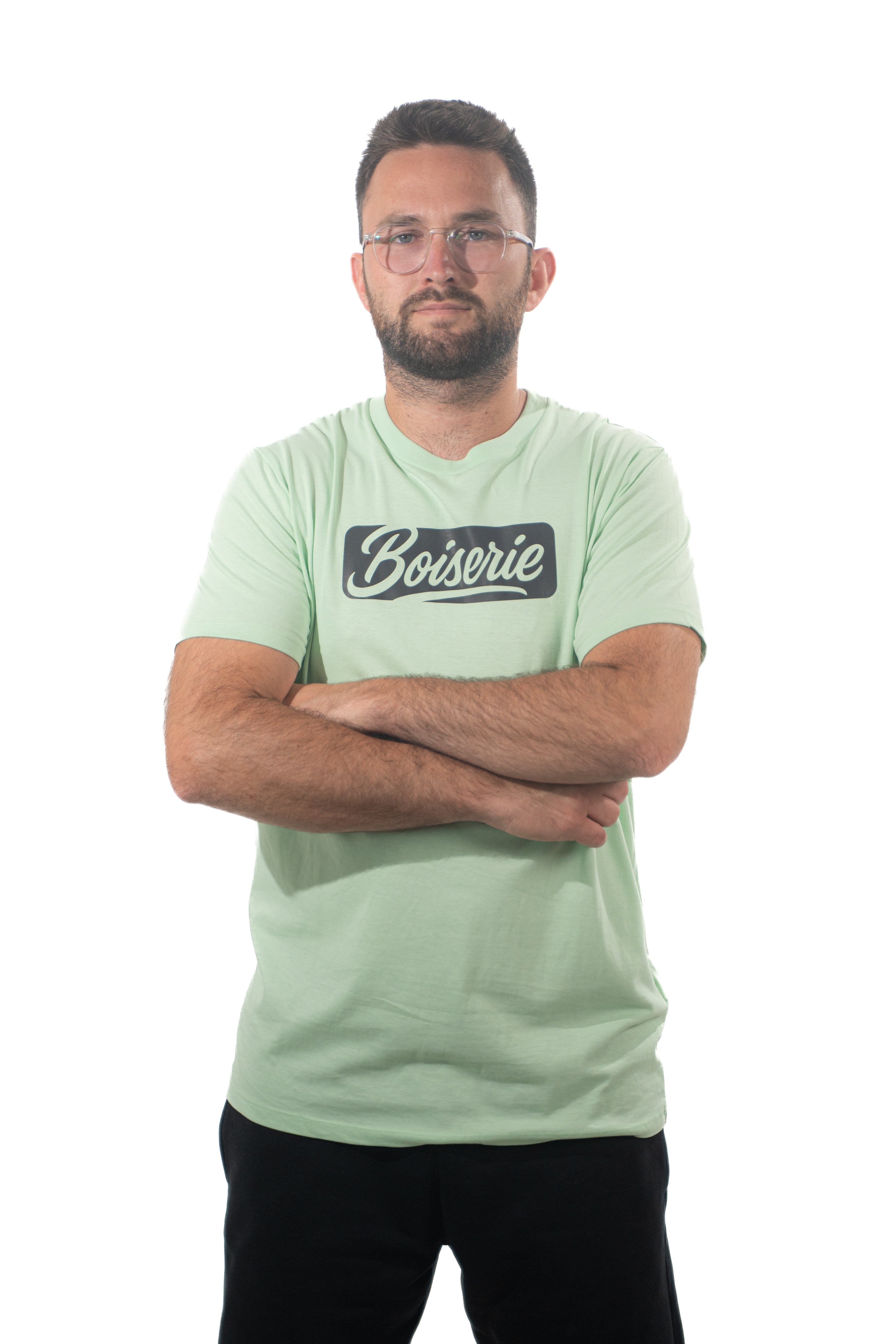 LE T-SHIRT MENTHE BOISERIE NOIR