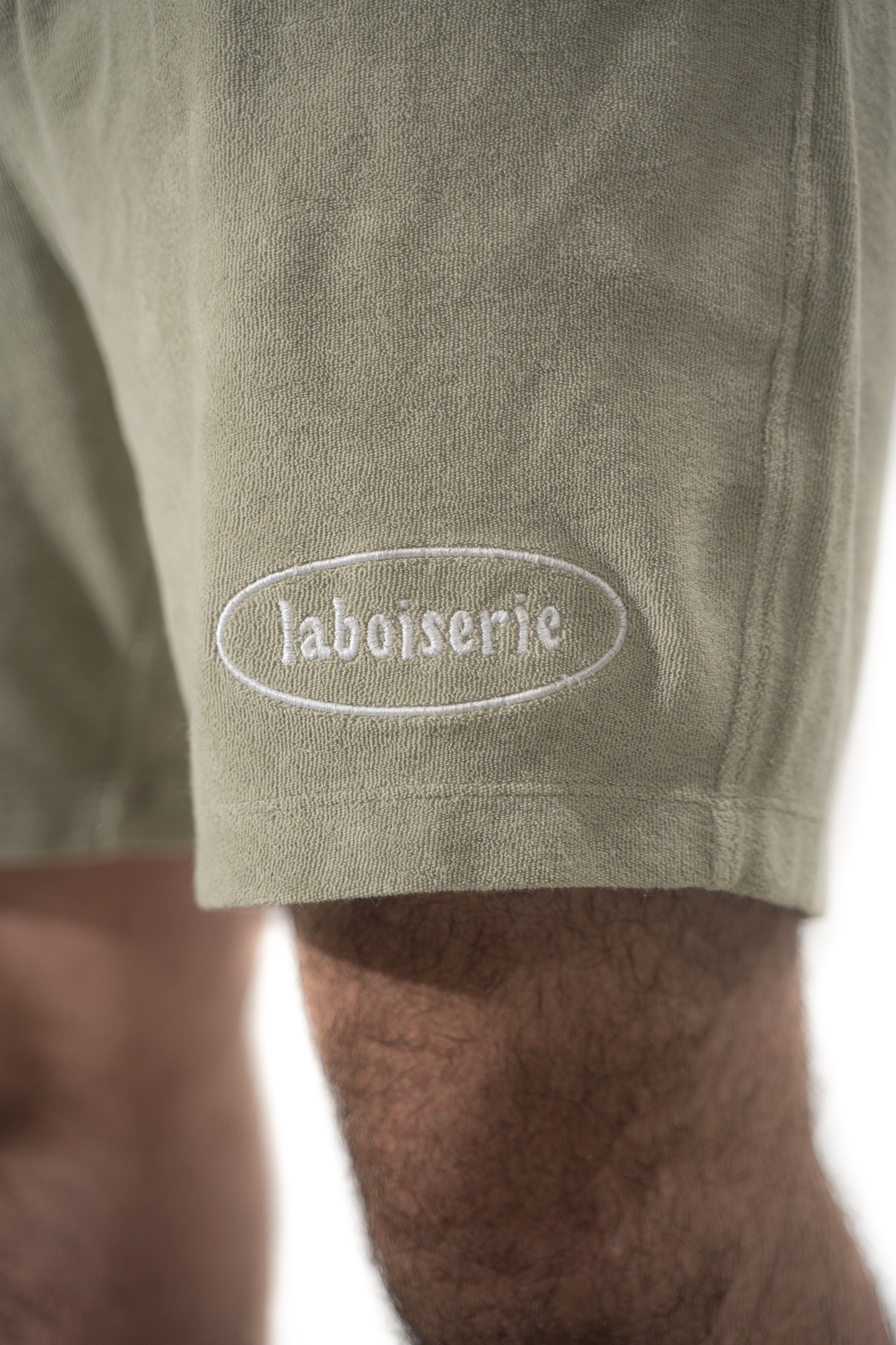 LE SHORT EPONGE KAKI