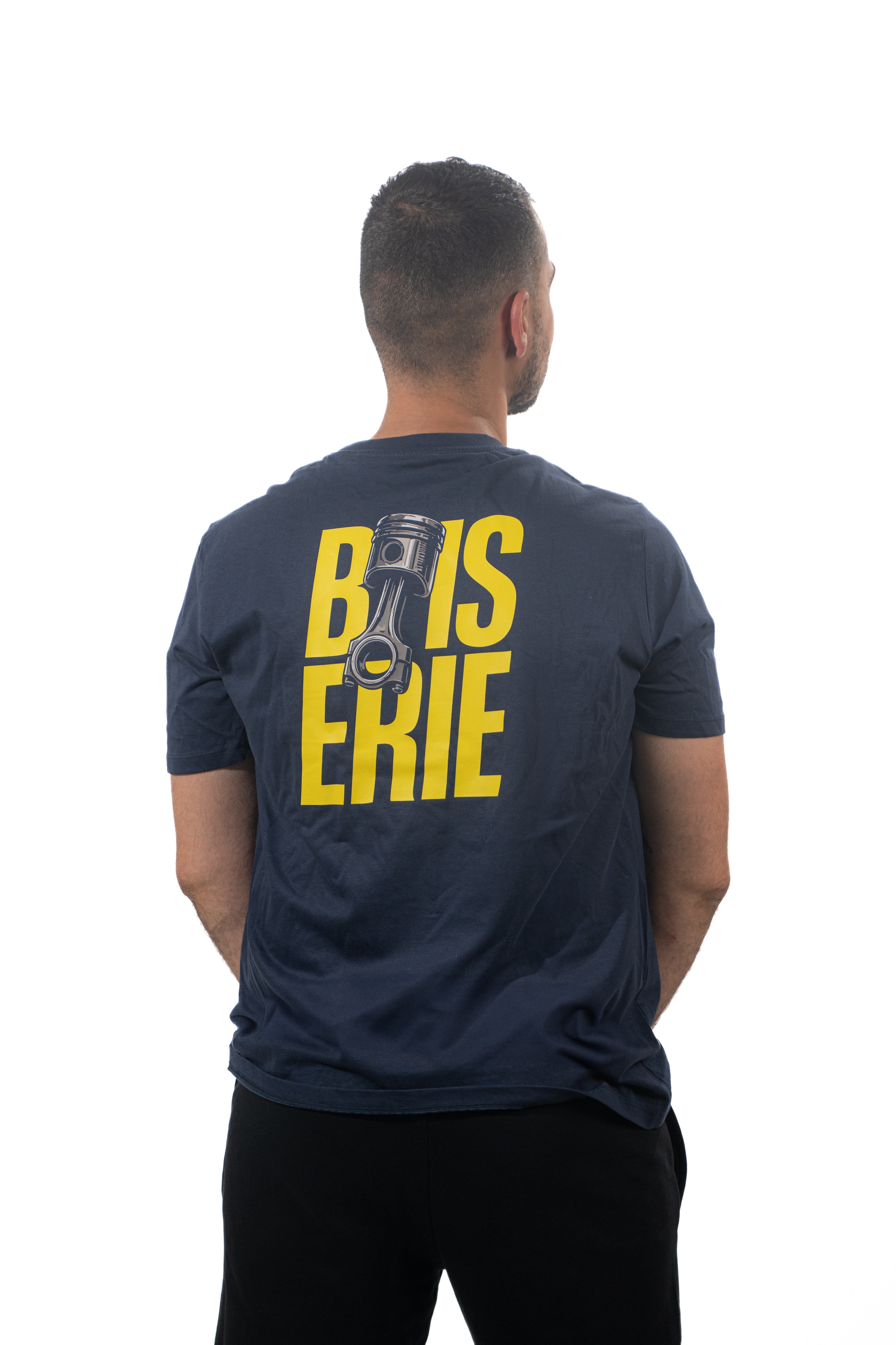 LE T-SHIRT MARINE BOISERIE PISTON