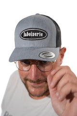LA CASQUETTE LABOISERIE BI-COLOR NOIRE/GRISE