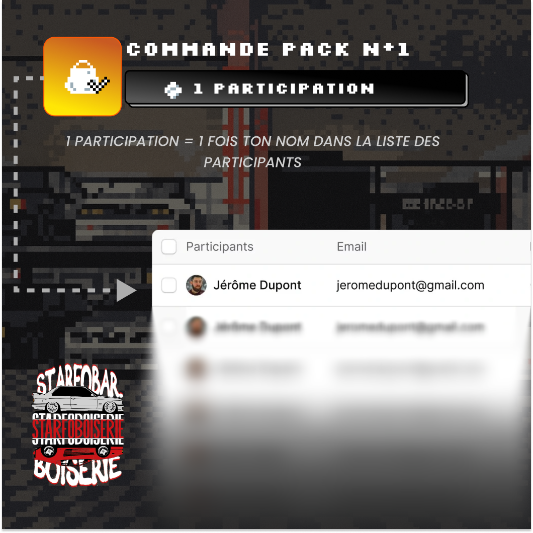 Pack 1 Concours Starfoboiserie 2025