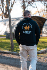 SWEAT BOISERIE COURONNE NOIR