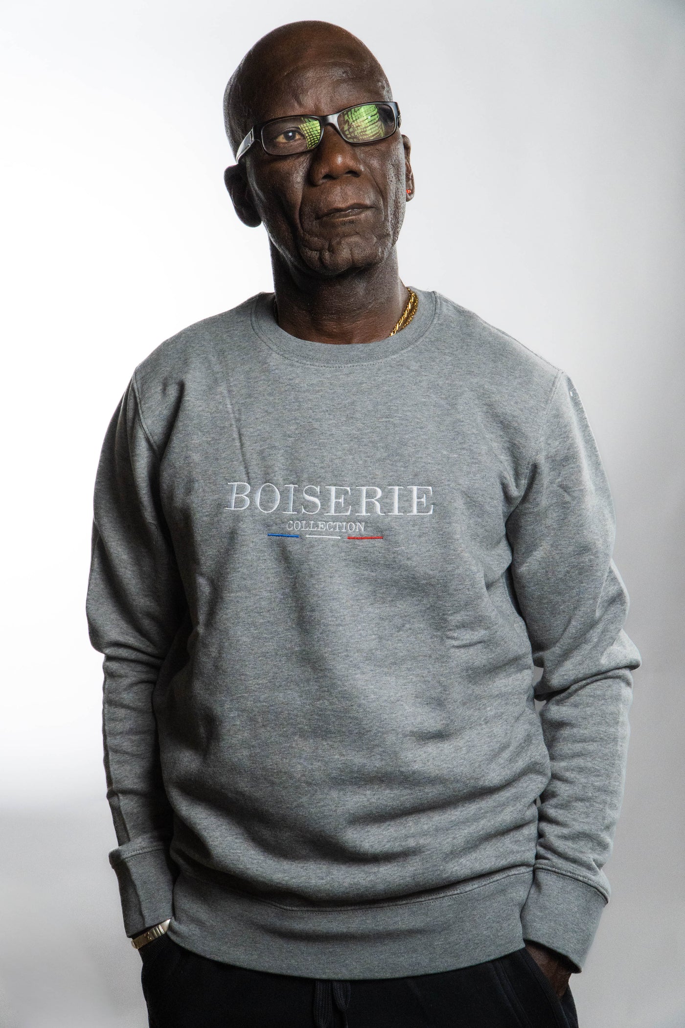 LE PULL BOISERIE COLLECTION GRIS CHINE